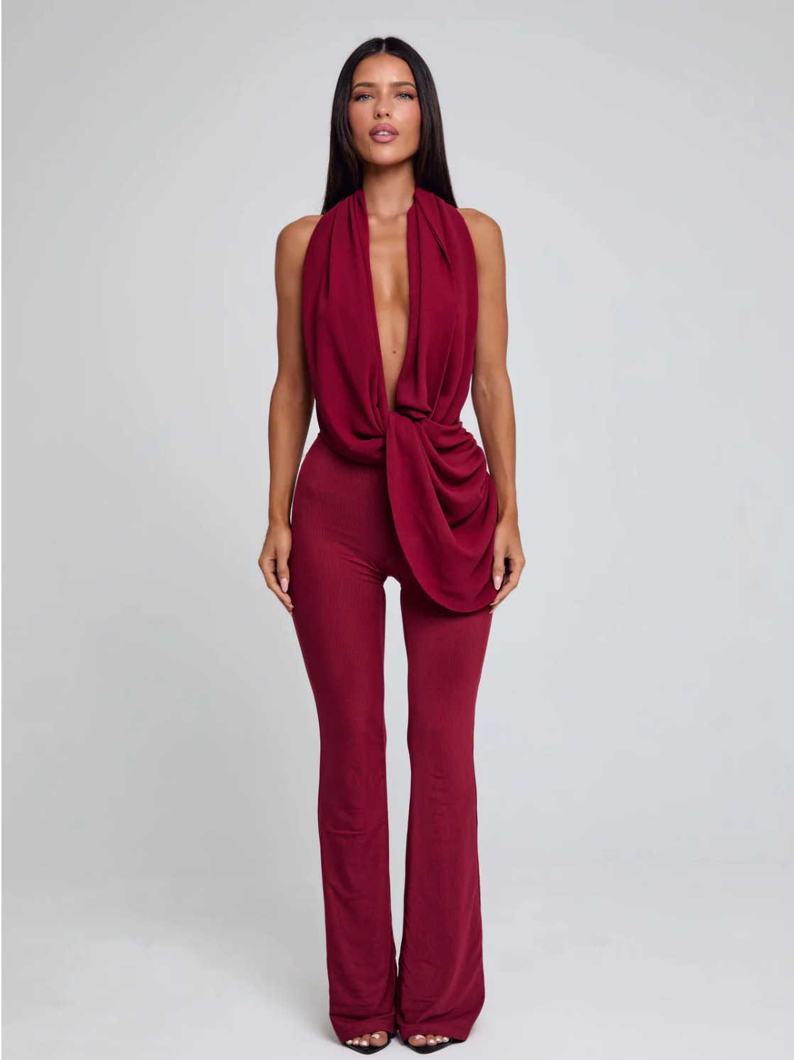 ARLEN JUMPSUIT BURGUNDY