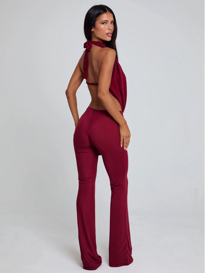 ARLEN JUMPSUIT BURGUNDY